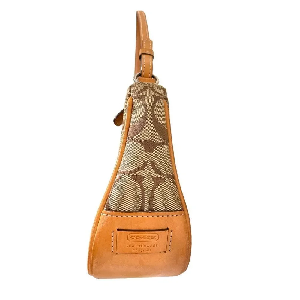 COACH Monogram Small Shoulder Bag & COACH Monogram Wristlet